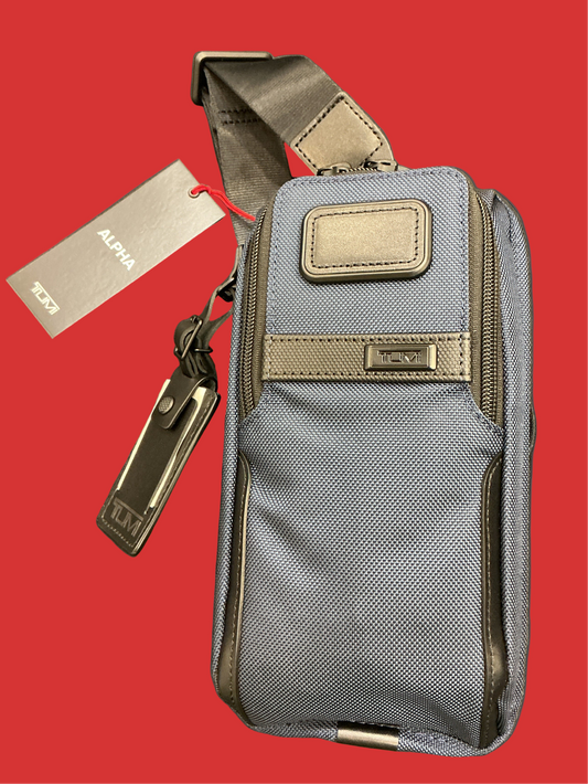 TUMI ALPHA COMPACT SLING NAVY . 02603585NVY3