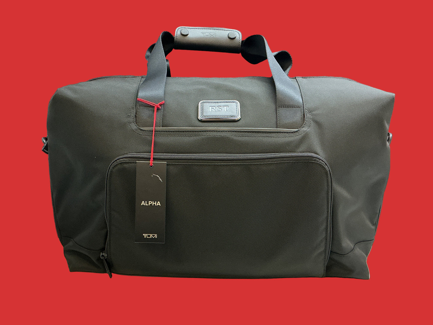 TUMI ALPHA DOUBLE EXPANSION TRAVEL SATCHEL BLACK . 02203159D3