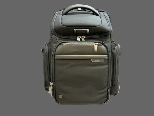 BRIGGS & RILEY WORK MEDIUM WIDEMOUTH B/P BLACK . KK527-4