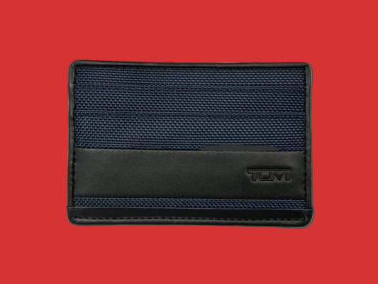 TUMI ALPHA SLG SLIM CARD CASE NAVY . 01192259NVY2
