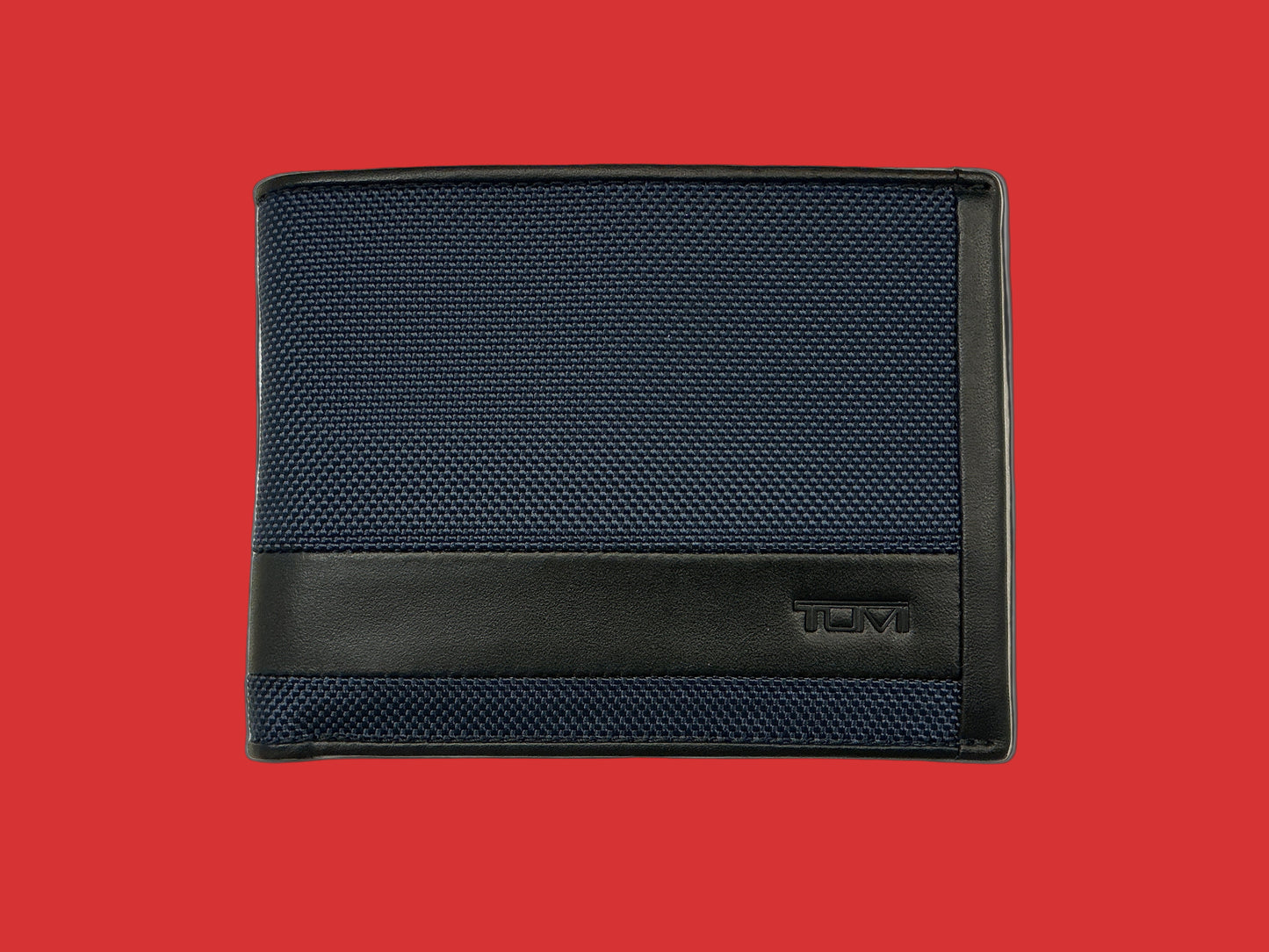 TUMI ALPHA SLG GLOBAL DOUBLE BILLFOLD NAVY . 01192230NVY2