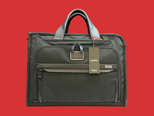 TUMI ALPHA SLIM DELUXE PORTAFOLIO BLACK . 02603110D3