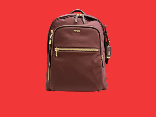 TUMI VOYAGEUR HALSEY BACKPACK WINE . 0196601WN